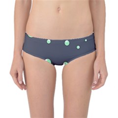 Green Bubbles Classic Bikini Bottoms by Valentinaart