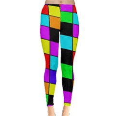 Colorful Cubes  Leggings  by Valentinaart