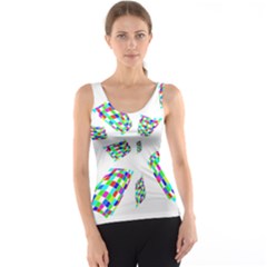 Colorful Abstraction Tank Top by Valentinaart