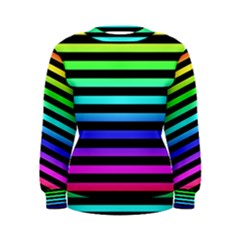Rainbow Stripes Women s Sweatshirt by ArtistRoseanneJones