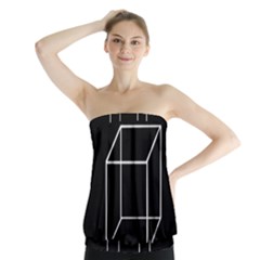 Simple Cube Strapless Top by Valentinaart