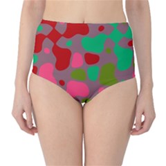 Spots                                                                                High-waist Bikini Bottoms by LalyLauraFLM