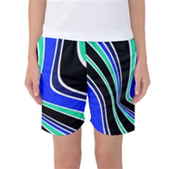 Colors Of 70 s Women s Basketball Shorts by Valentinaart
