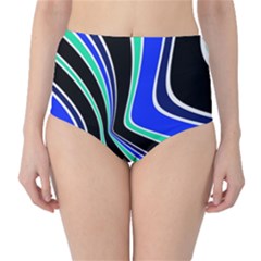 Colors Of 70 s High-waist Bikini Bottoms by Valentinaart