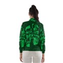 Green abstraction Wind Breaker (Women) View2