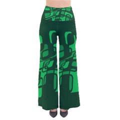 Green Abstraction Pants by Valentinaart