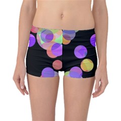 Colorful Decorative Circles Boyleg Bikini Bottoms by Valentinaart