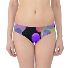 Colorful Decorative Circles Hipster Bikini Bottoms by Valentinaart