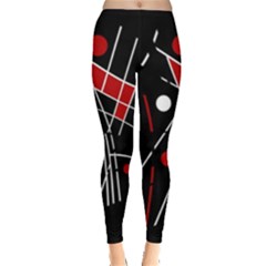 Artistic Abstraction Leggings  by Valentinaart