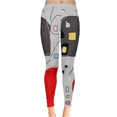 Playful Abstraction Leggings  by Valentinaart