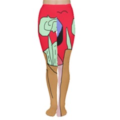 Imaginative Abstraction Women s Tights by Valentinaart