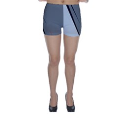 Elegant Gray Skinny Shorts by Valentinaart