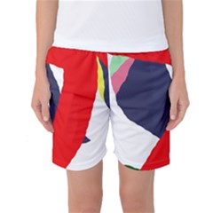Beautiful Abstraction Women s Basketball Shorts by Valentinaart