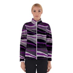 Purple And Gray Decorative Design Winterwear by Valentinaart