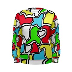 Colorful Abtraction Women s Sweatshirt by Valentinaart