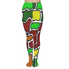Africa Abstraction Women s Tights by Valentinaart