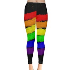 Rainbow Leggings  by Valentinaart