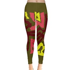 Abstraction Leggings  by Valentinaart