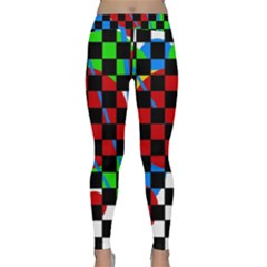 Colorful Abstraction Yoga Leggings by Valentinaart