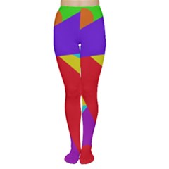 Colorful Abstract Design Women s Tights by Valentinaart