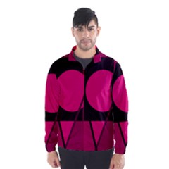 Decorative Geometric Design Wind Breaker (men) by Valentinaart