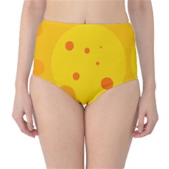 Abstract Sun High-waist Bikini Bottoms by Valentinaart