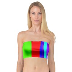 Colorful Decorative Lines Bandeau Top by Valentinaart