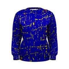Blue Pattern Women s Sweatshirt by Valentinaart