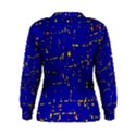 Blue pattern Women s Sweatshirt View2