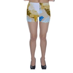 Artistic Pastel Pattern Skinny Shorts by Valentinaart