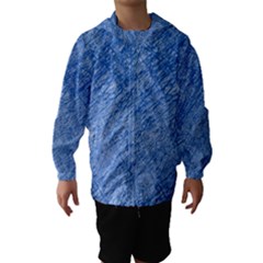 Blue Pattern Hooded Wind Breaker (kids) by Valentinaart