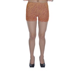 Orange Pattern Skinny Shorts by Valentinaart