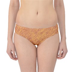 Orange Pattern Hipster Bikini Bottoms by Valentinaart