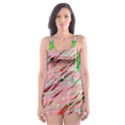 Colorful pattern Skater Dress Swimsuit View1