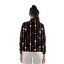 Red black and white pattern Wind Breaker (Women) View2