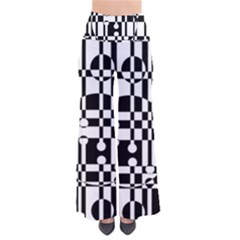 Black And White Pattern Pants by Valentinaart