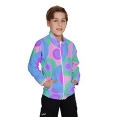 Pink Pattern Wind Breaker (kids) by Valentinaart