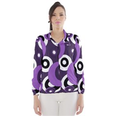 Purple Pattern Wind Breaker (women) by Valentinaart