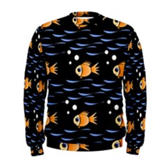 Fish Pattern Men s Sweatshirt by Valentinaart