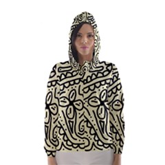 Artistic Abstraction Hooded Wind Breaker (women) by Valentinaart