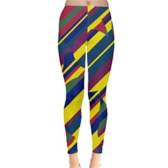 Colorful Pattern Leggings  by Valentinaart