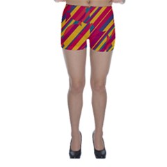Colorful Hot Pattern Skinny Shorts by Valentinaart