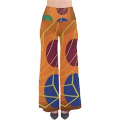 Orange Abstraction Pants by Valentinaart