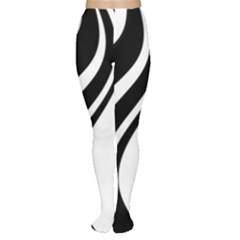 Black And White Pattern Women s Tights by Valentinaart