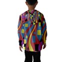 Colorful abstrac art Hooded Wind Breaker (Kids) View2