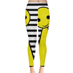 Yellow Pawn Leggings  by Valentinaart