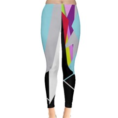 Colorful Abstraction Leggings  by Valentinaart