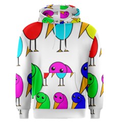 Colorful Birds Men s Pullover Hoodie by Valentinaart