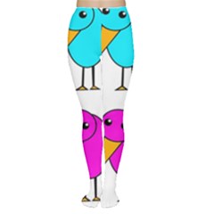 Colorful Birds Women s Tights by Valentinaart