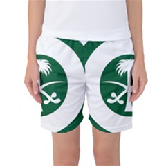 Roundel Of The Royal Saudi Air Force Women s Basketball Shorts by abbeyz71